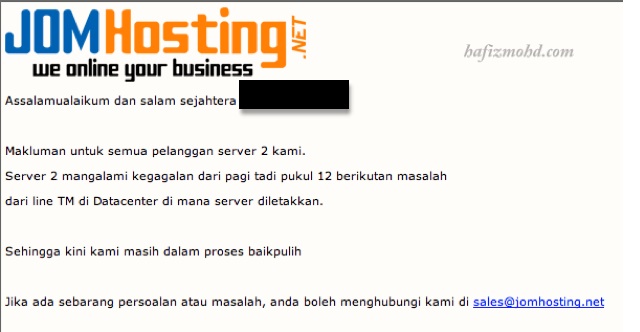 servis jomhosting